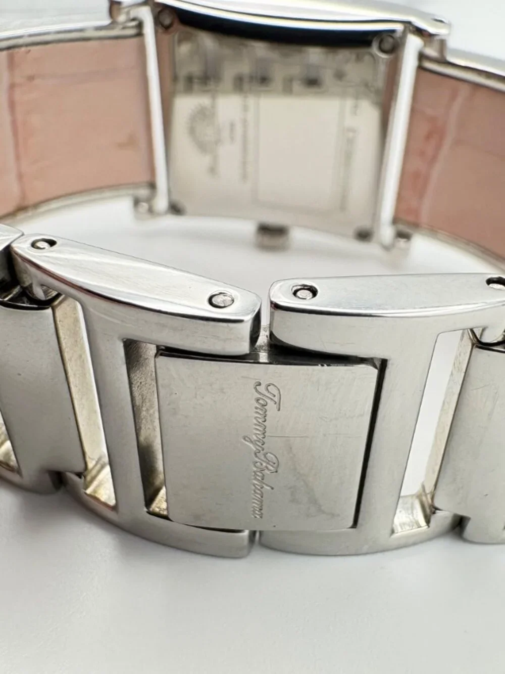 Tommy Bahama TB4009 Swiss Pink Dial Sterling Silver 925 Quartz Women Watch